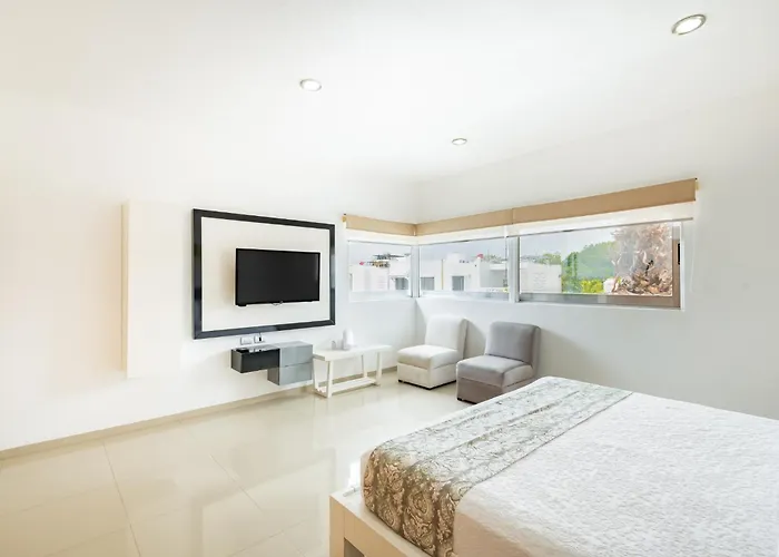Villa Luxury White En - Alberca Privada - Lujo - 5 *