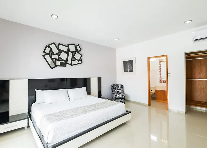 Luxury White En - Alberca Privada - Lujo - 5