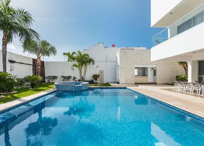 Villa Luxury White En - Alberca Privada - Lujo - 5 *
